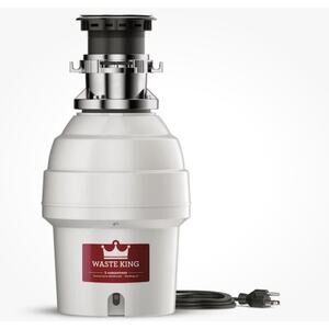 Waste King L-5000TC Legend Series 3/4 HP Garbage Disposal With Noise Insulation